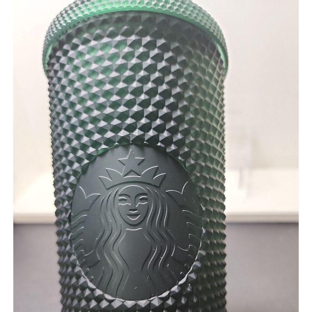 Starbucks Dark Green Studded Tumbler 24oz Venti